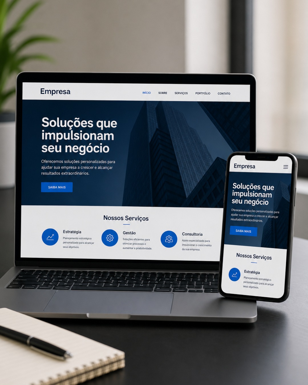 Site Empresarial Personalizado