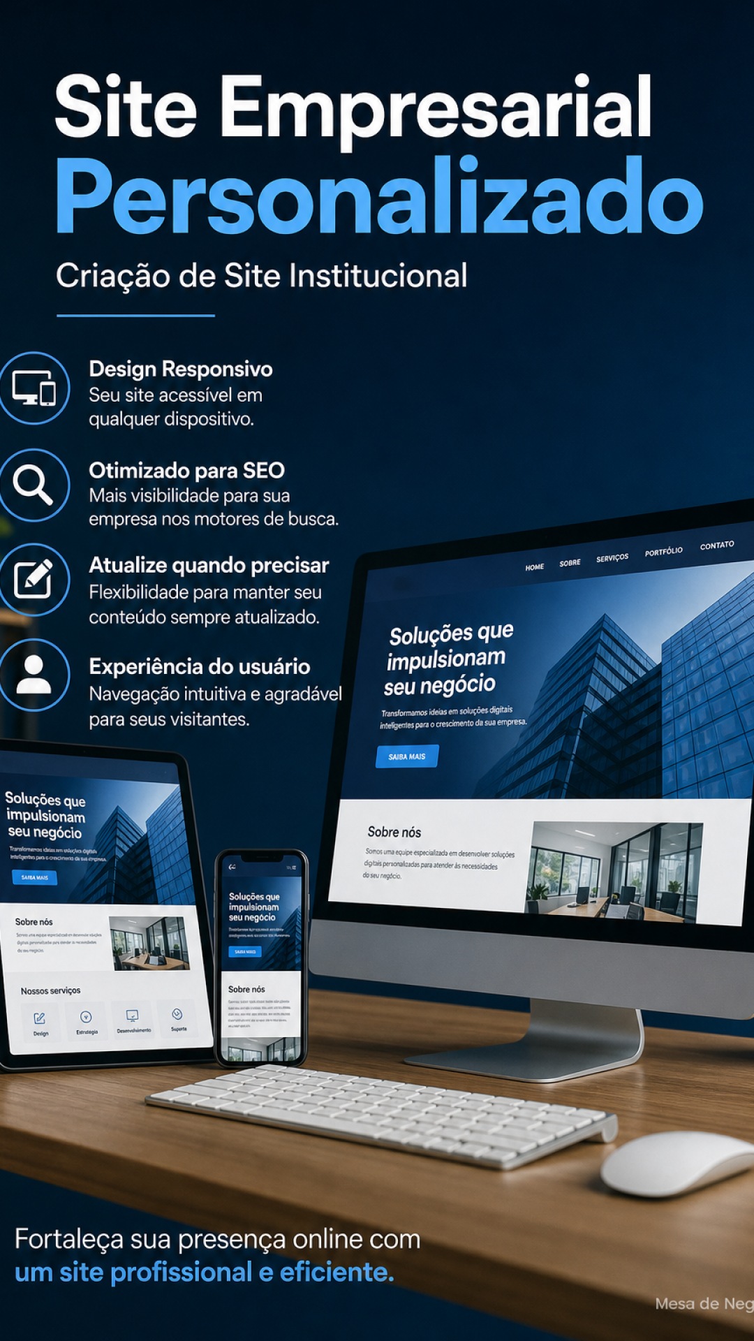 Site Empresarial Personalizado